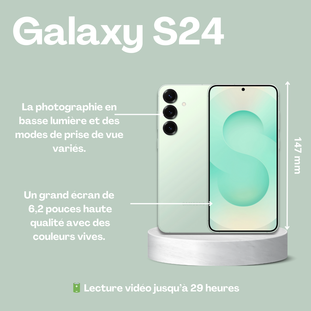 Location Galaxy S24 5G reconditionné