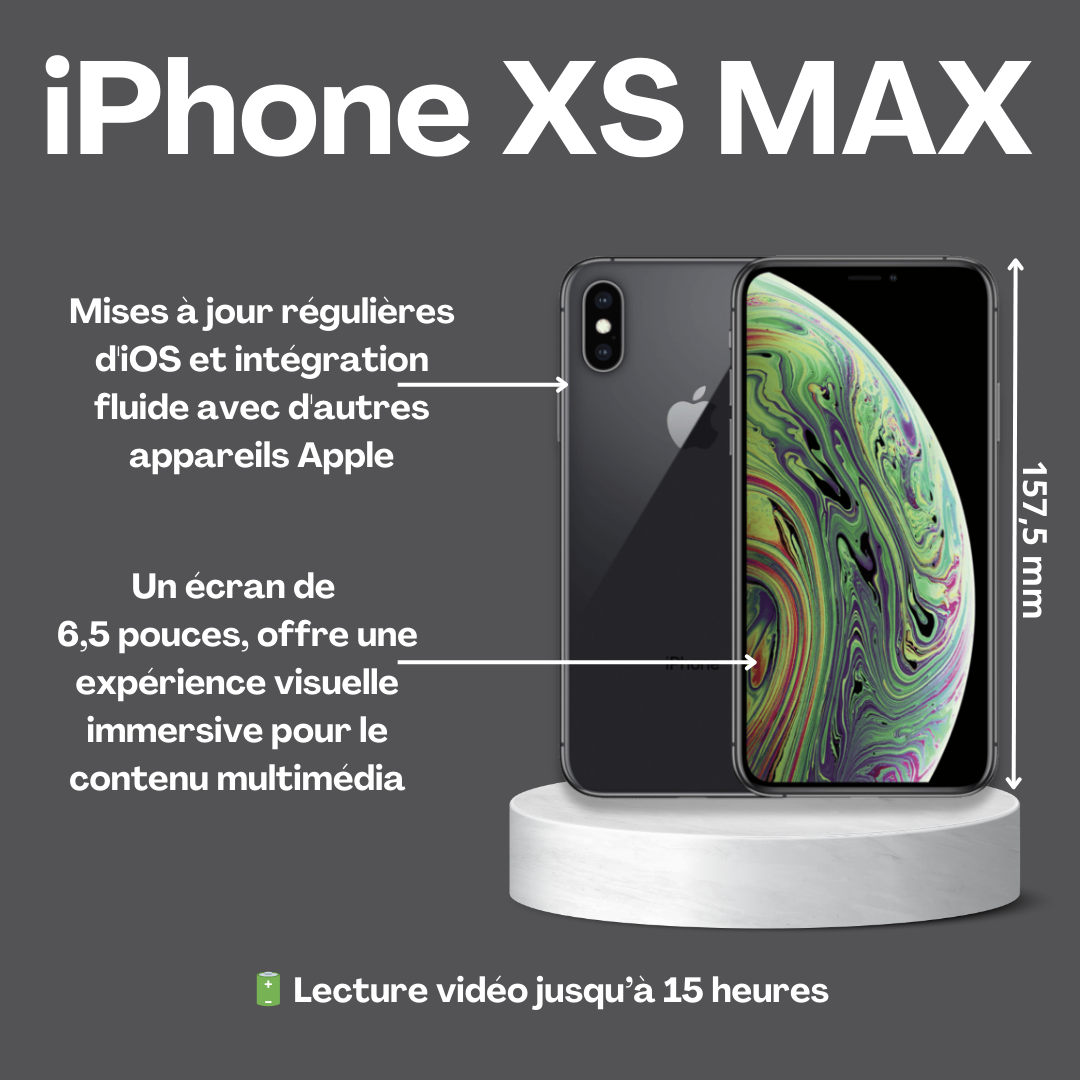 Location iPhone XS Max reconditionné