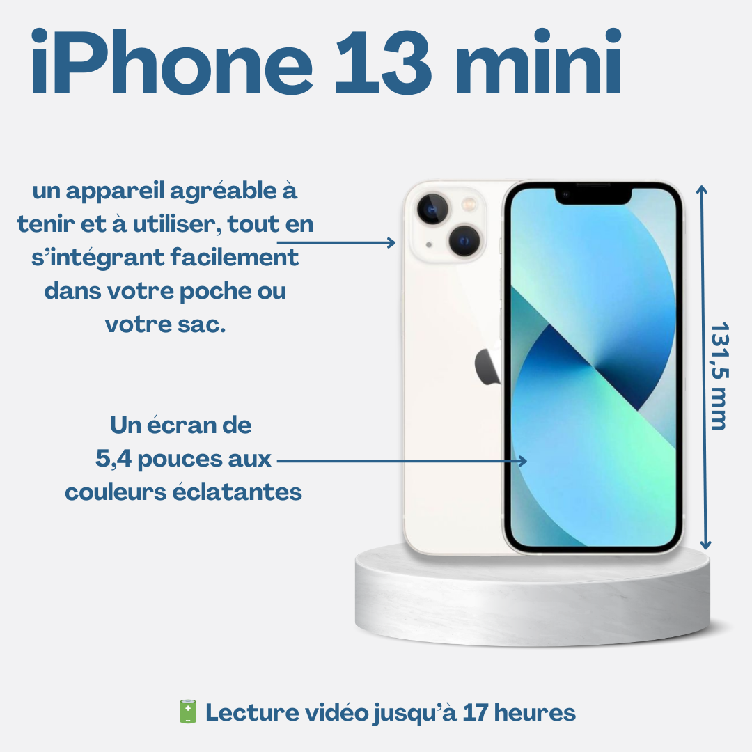 Location iPhone 13 Mini reconditionné