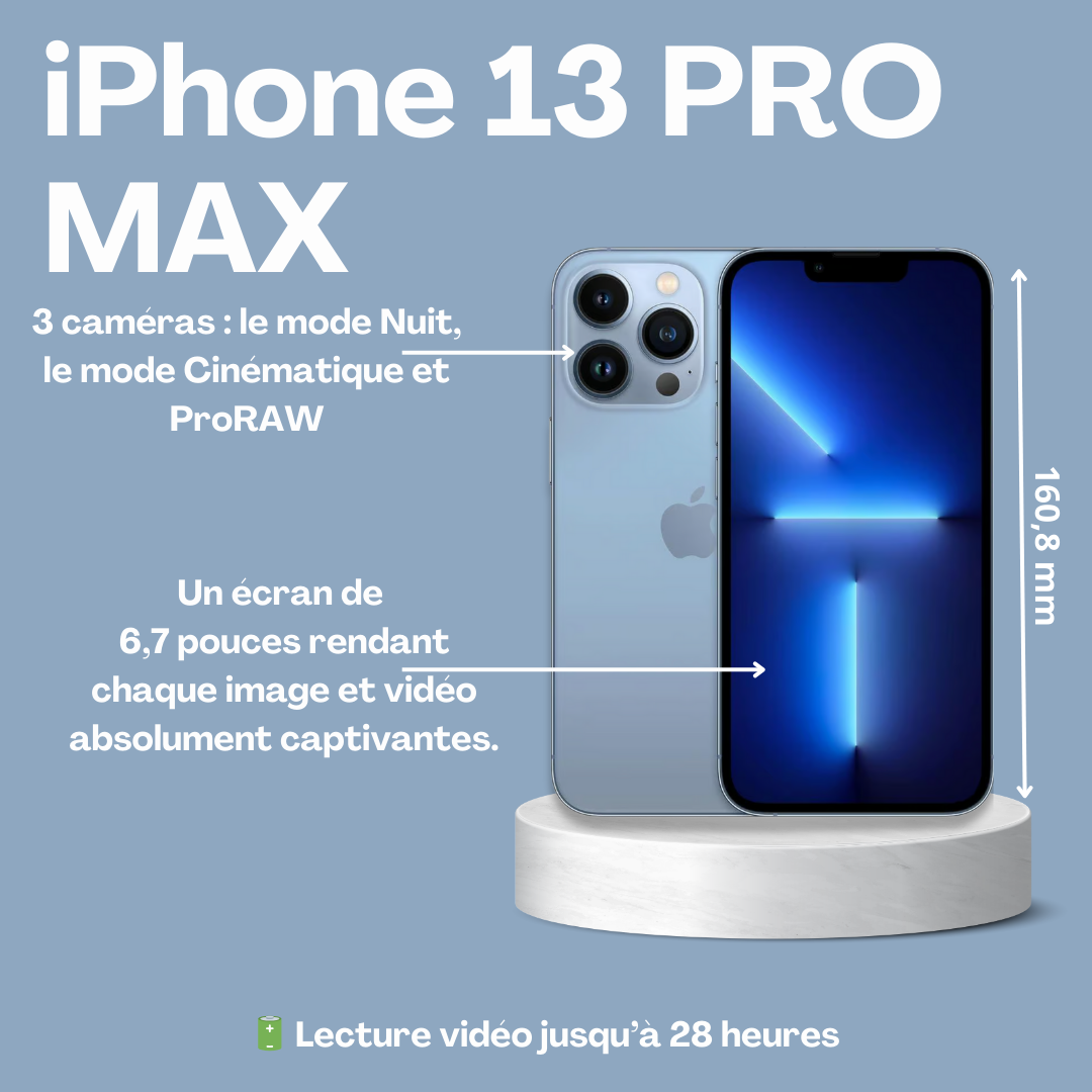 Location iPhone 13 Pro Max reconditionné