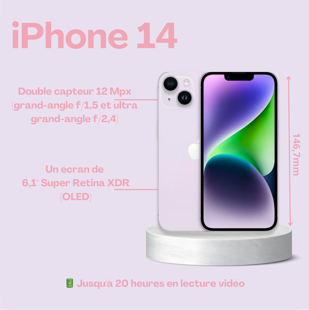 Location iPhone 14 reconditionné