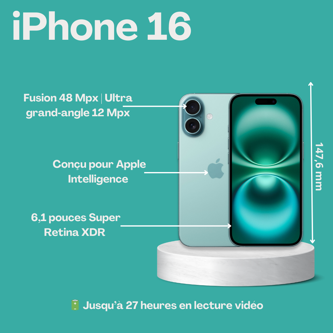 Location iPhone 16 dès 36,90€/mois sur Loue Ton Mobile