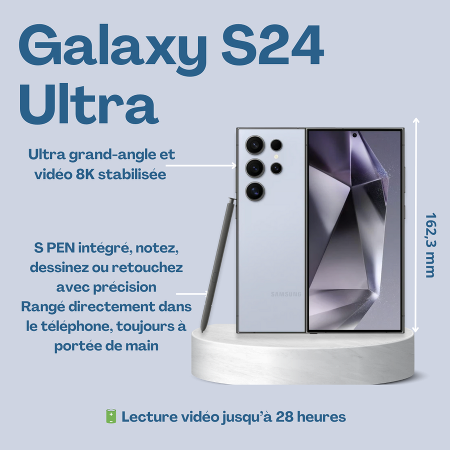 Location Galaxy S24 Ultra 5G reconditionné