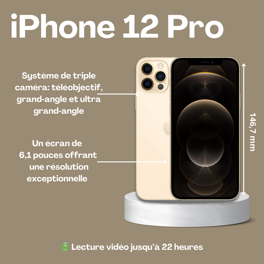 Location iPhone 12 Pro reconditionné