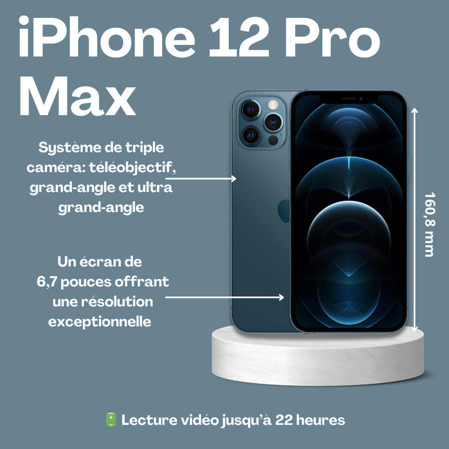Location iPhone 12 Pro Max reconditionné