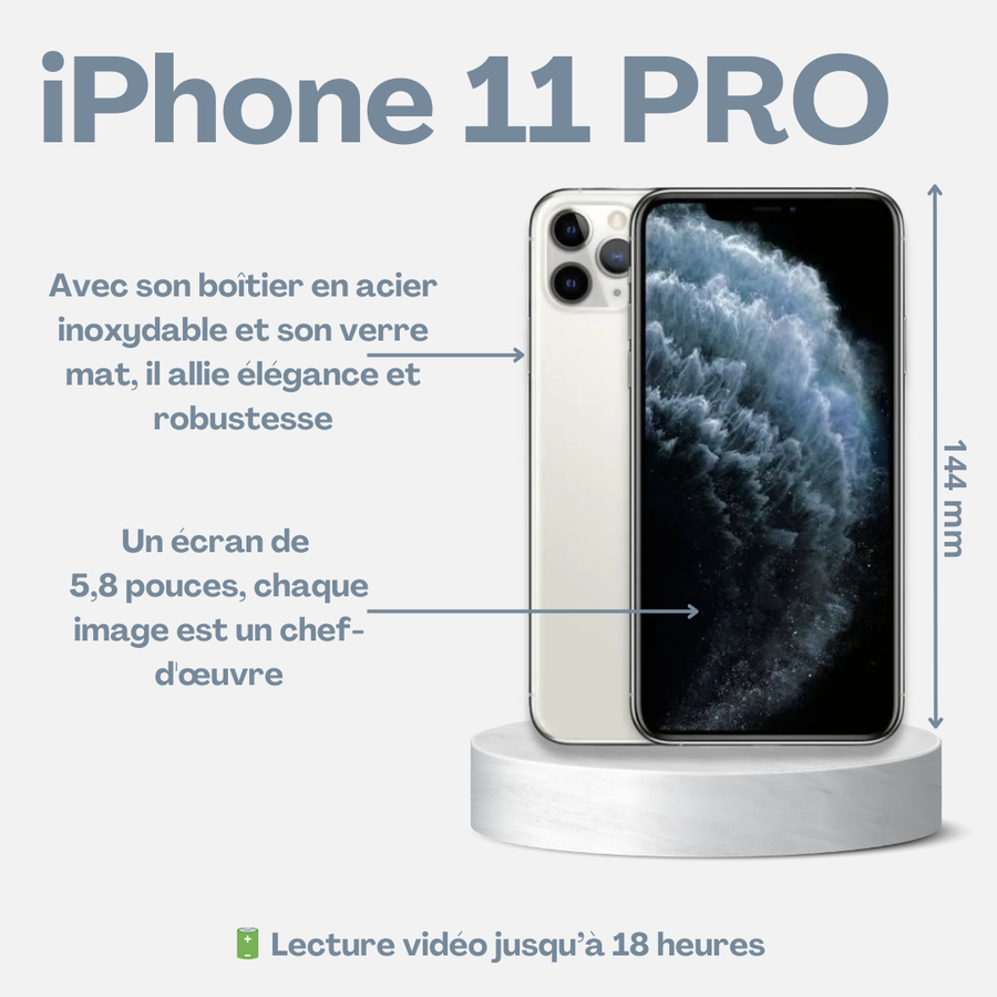 Location iPhone 11 Pro reconditionné