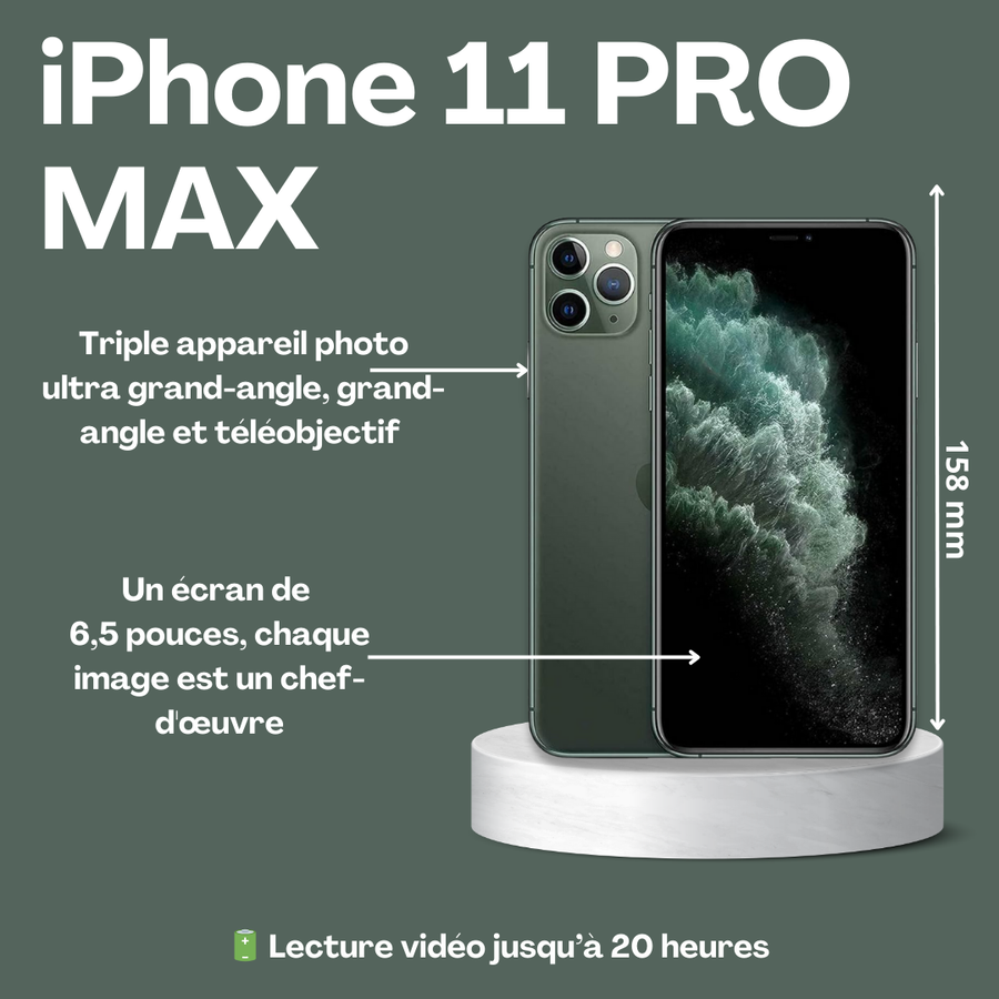 Location iPhone 11 Pro Max reconditionné