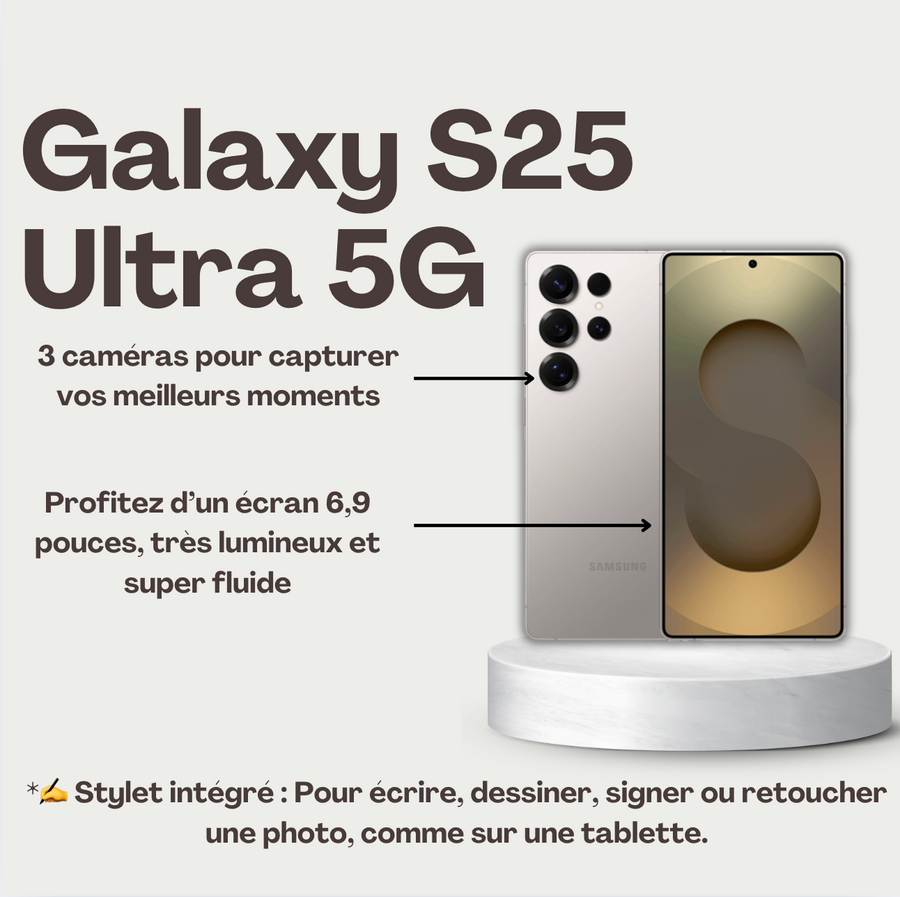 Location Galaxy S25 ultra dès 36,90€/mois sur Loue Ton Mobile