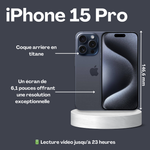 Location iPhone 15 Pro reconditionné