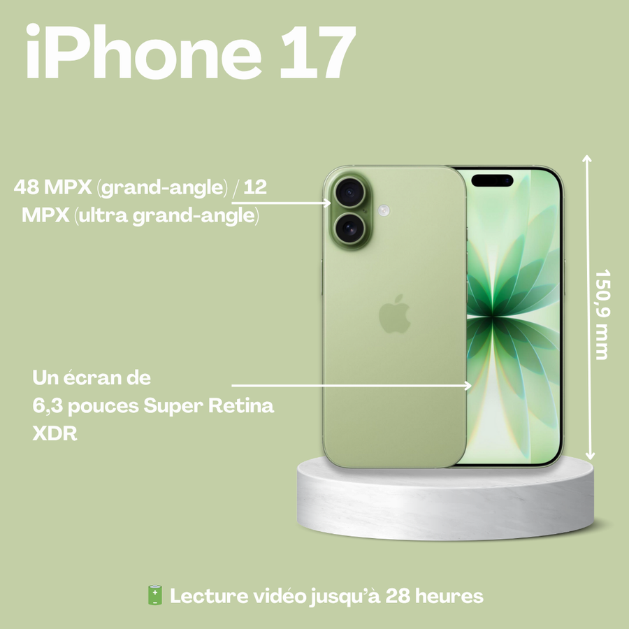 Location iPhone 17 reconditionné